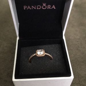 Rose Gold Pandora Ring